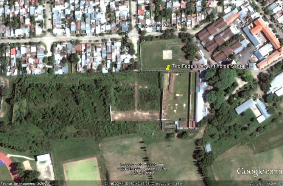 Vista aerea Tiro Federal Argentino de Santa Fe